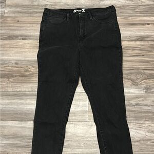 Seven7 Women's Black Skinny Jeans - High Rise